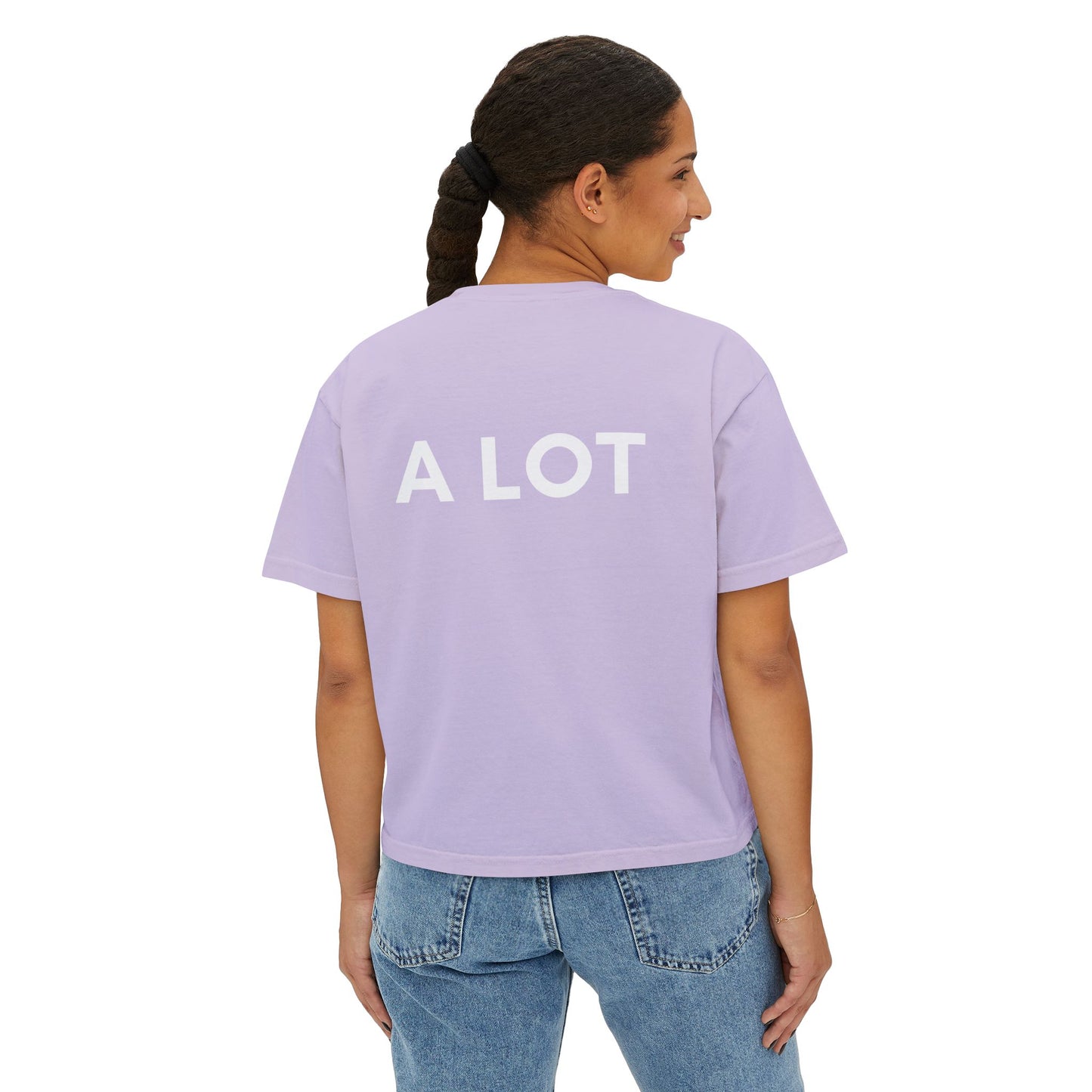 Don't Get Comfortable My Hair changes- Statement T-shirt Cropped Comfort (Pastel Colors)